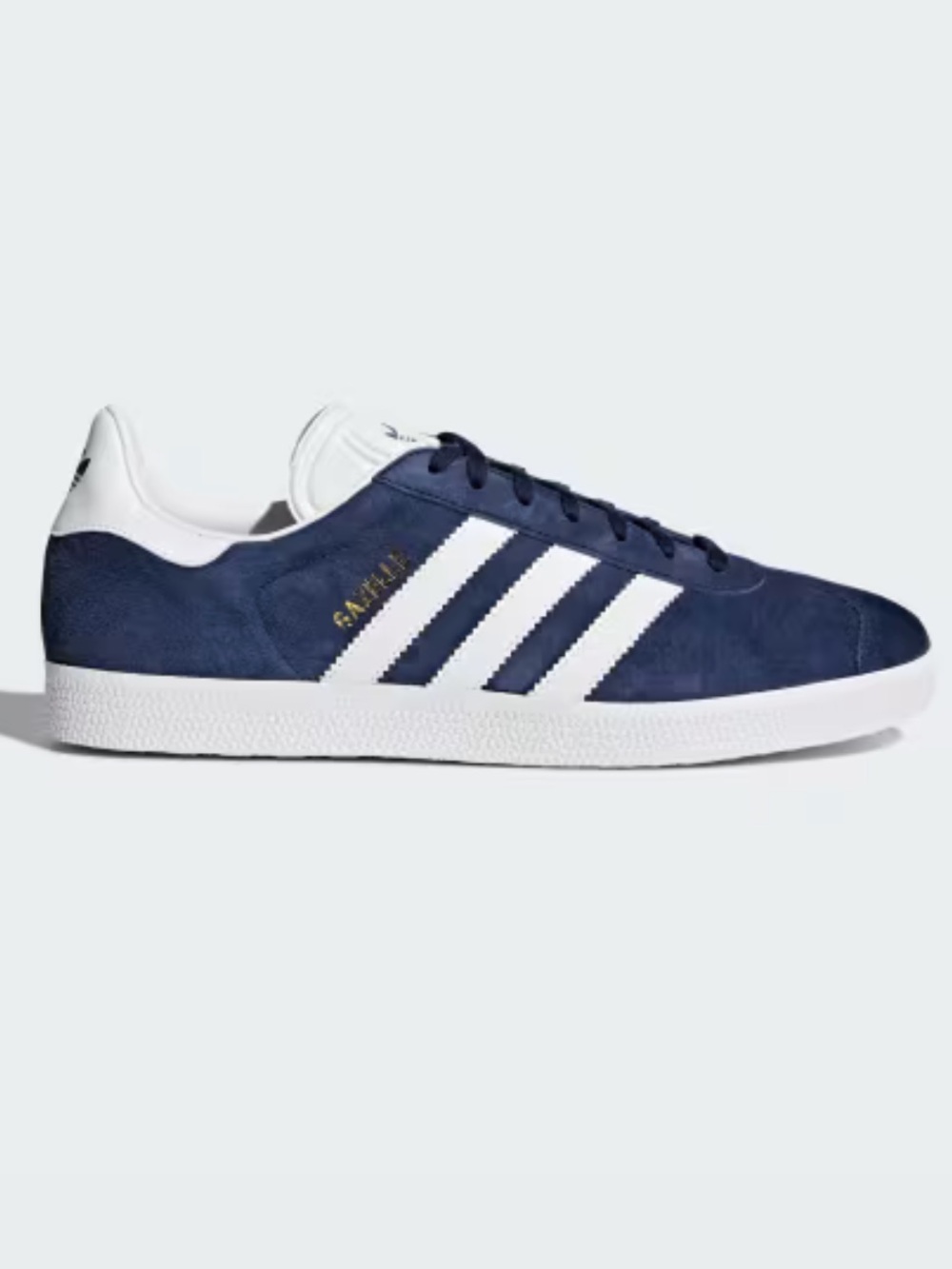 adidas Navy and White Suede Gazelle Sneakers Size 9